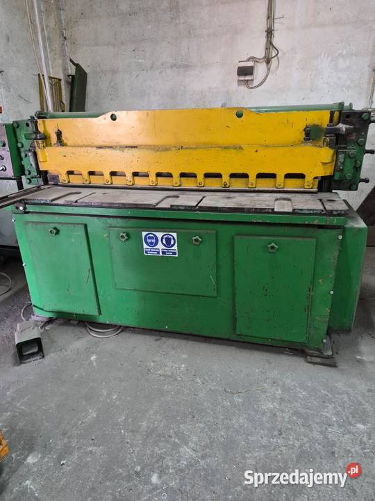 NOŻYCE DO BLACHY MECHANICZNA GILOTYNA Kłoczew