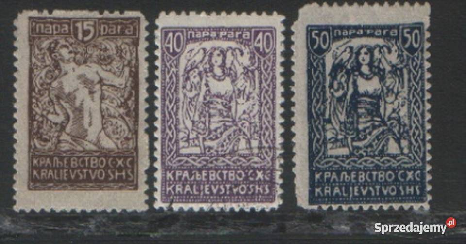 Zn Jugosławia Mi 122 5 7 1920 Filatelistyka Gliwice