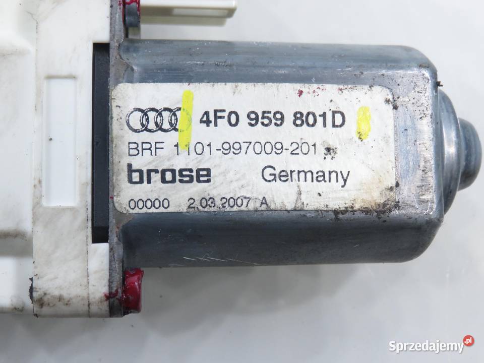 PODNOŚNIK SZYBY LEWY PRZEDNI 3D AUDI A5 osobowe sprzedam