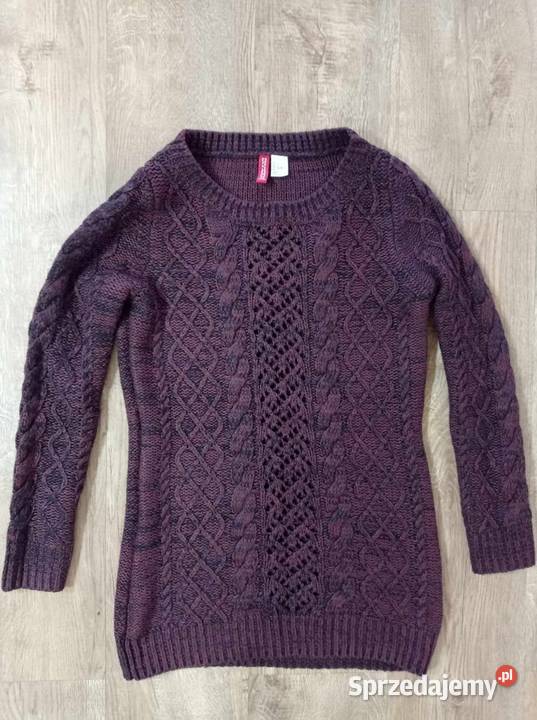 Sweter w ciemnych kolorach Divided by HM Hajnówka