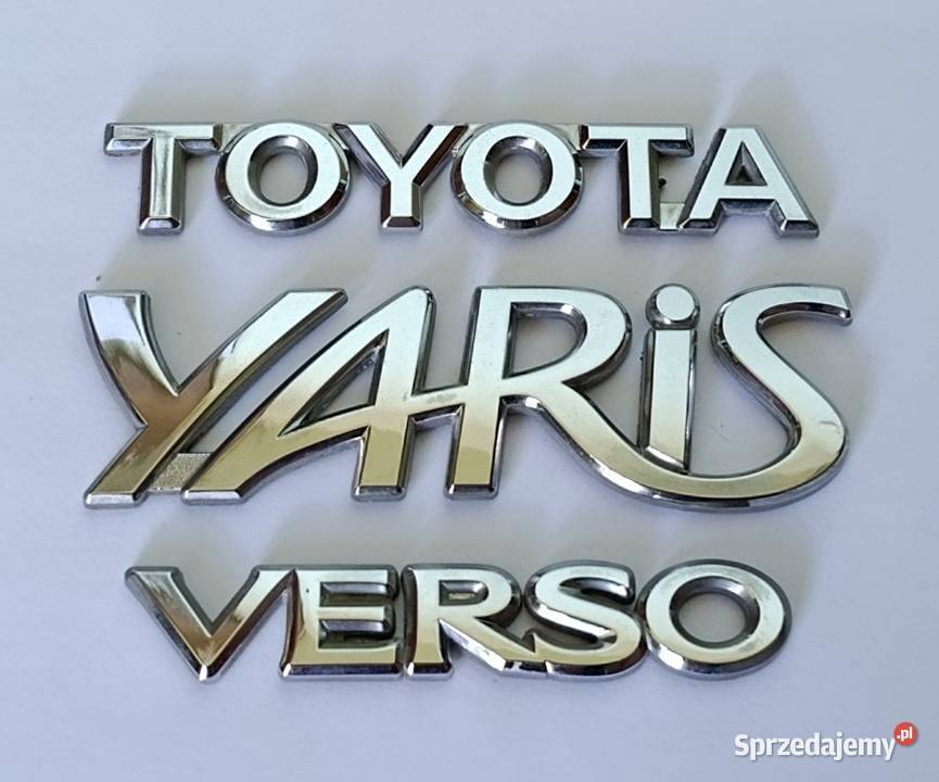 Napis emblemat Toyota Yaris Verso 9905r Lipno