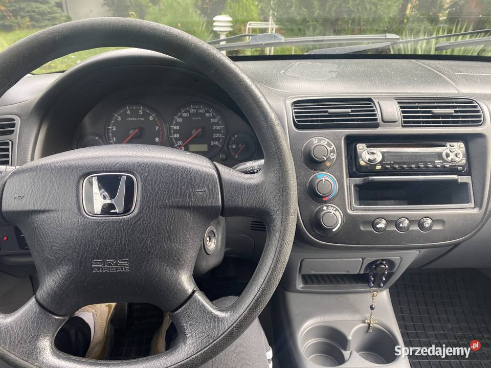 Honda civic 7 sedan 16 benzyna 7 lat w jednych 1600cm3 mazowieckie Mińsk Mazowiecki