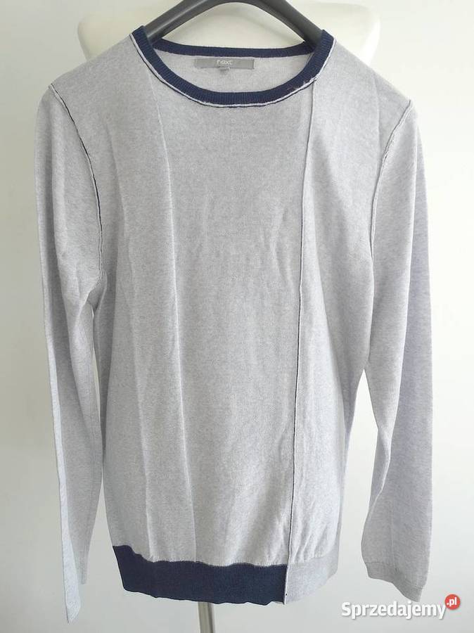 Sweter Wełniany 100 Wełna Merino Fine Jasnoszary Łomża