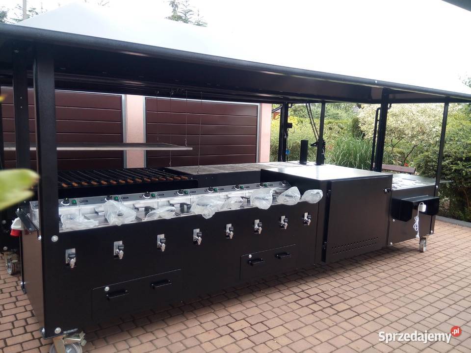 Gastronomiczny grill cateringowy gazowy węglowy wielkopolskie Damasławek