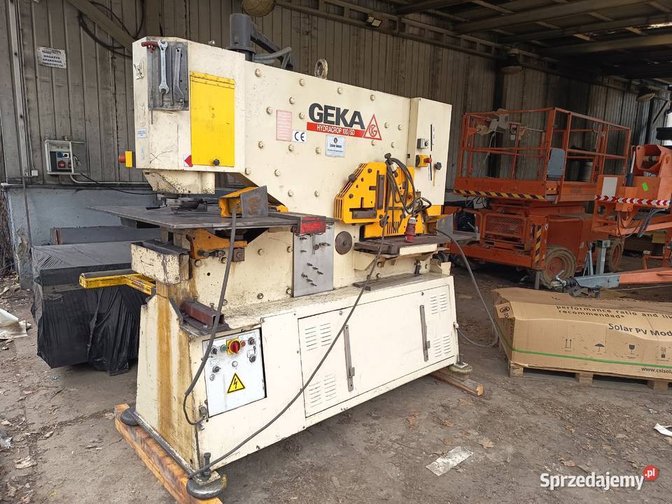 Wykrawarka Geka Hydracrop SD 100 ton CNC podkarpackie Rzeszów sprzedam
