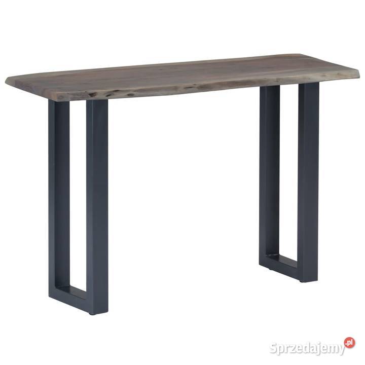Stolik konsola szary 115x35x76 akacja i Warszawa