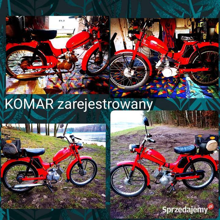 MOTOROWER ROMET KOMAR ZAREJESTROWANY REMONCIE