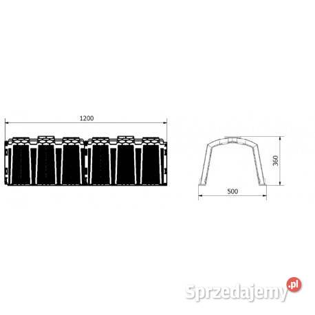 Tunel Rozsączający 150L Drenarski Drenaż Wrocław