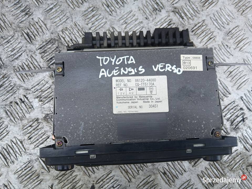 Radio fabryczne CD Toyota Avensis Verso RAV 4 II małopolskie Radłów