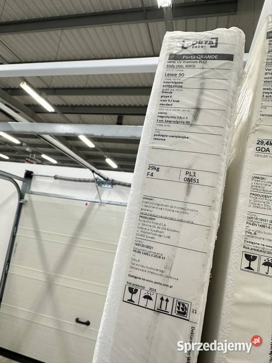 Drzwi PORTA Grande lewe 90 nowe Chojnice