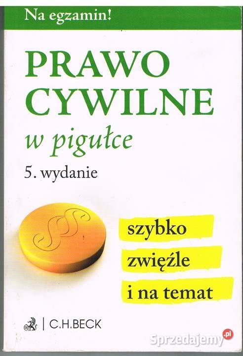 Prawo cywilne w pigułce Rumia sprzedam