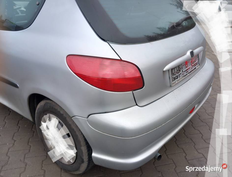 Peugeot 206 GT zderzak tył oryg przedni lift Krosno