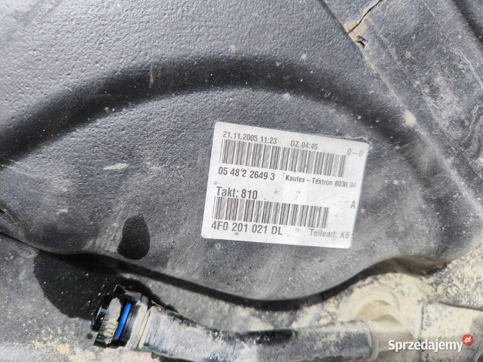 BAK ZBIORNIK PALIWA AUDI A6 C6 4F0201021DL śląskie Przystajń