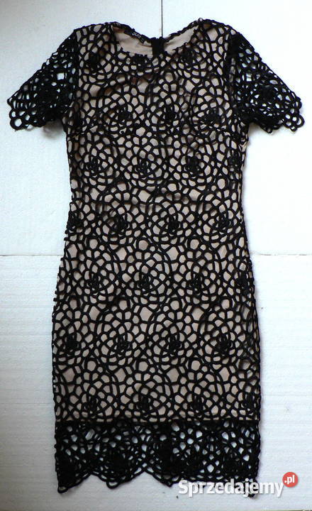 QUIZ cudna koktajlowa sukienka sexi siatka36 Spódnice i sukienki Łódź