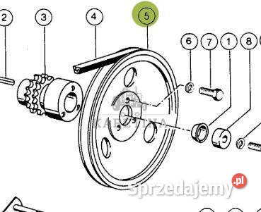 Claas Dominator 96 Koło Pasowe Napędu Bębna Jastrzębniki sprzedam