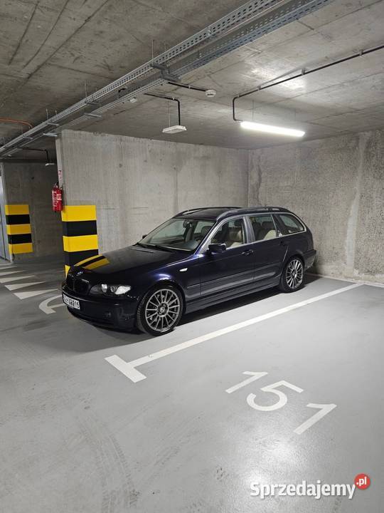 BMW E46 330d Touring granatowy