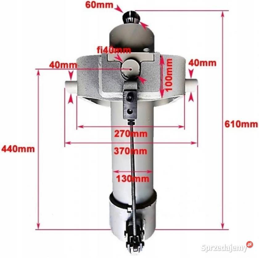 SIŁOWNIK Hydrauliczny 1320 D47 D50 Bez Zaworu Solec Kujawski