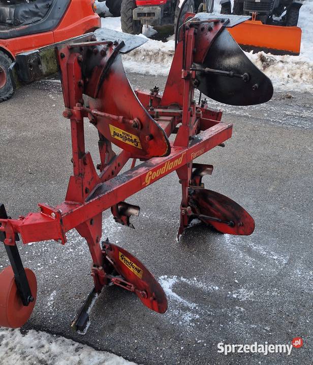 Pług 2 skibowy obrotowy Goudland Pługi małopolskie Łapczyca sprzedam