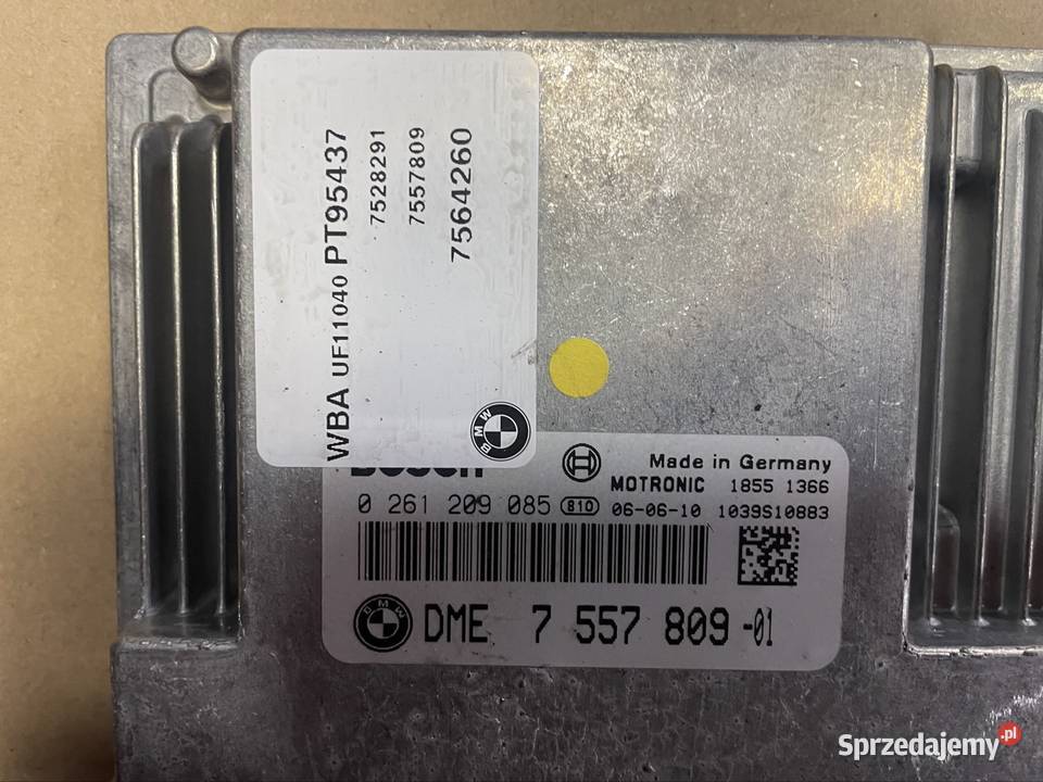 7557809 DME komputer sterownik silnika bmw 1 e87 Układ elektryczny, zapłon sprzedam