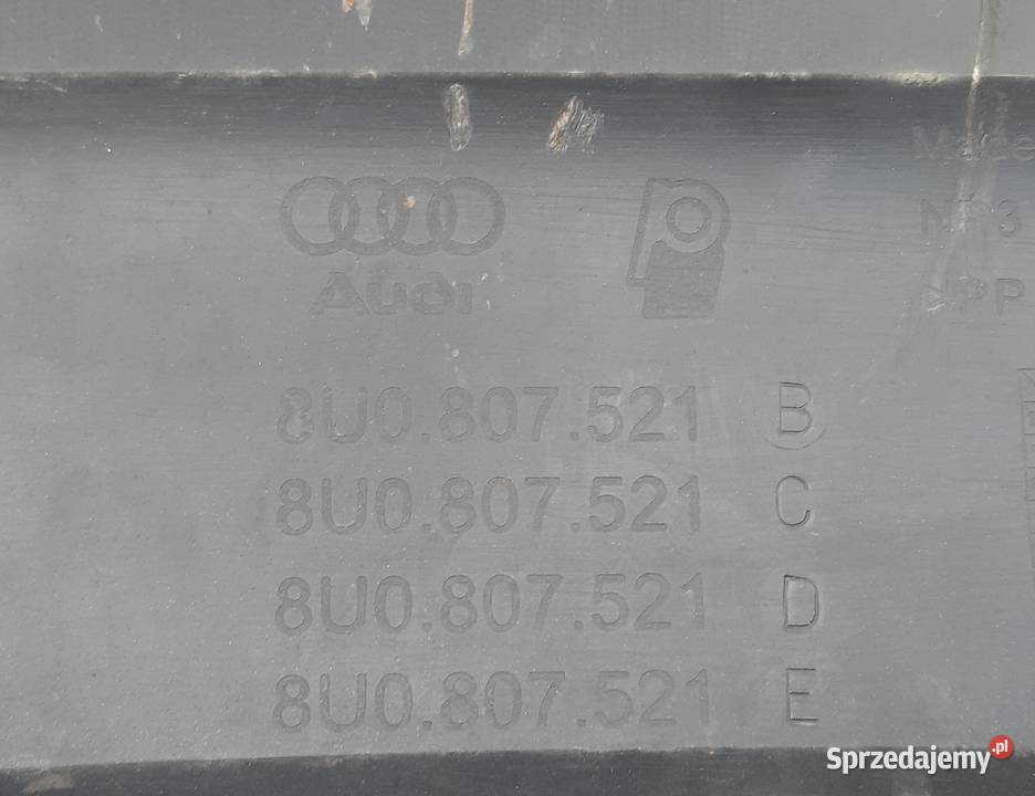 AUDI Q3 8U ZDERZAK TYŁ TYLNY DOKŁADKA PDC Zderzaki Bieleń sprzedam