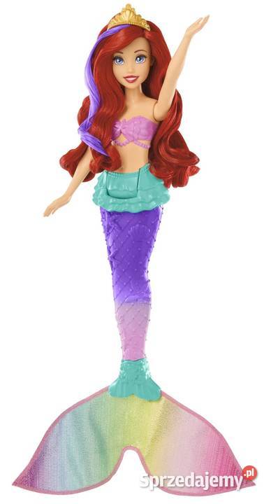 Lalka Arielka Syrenka Ruch Płetwy Zmienia Kolor Mogilany