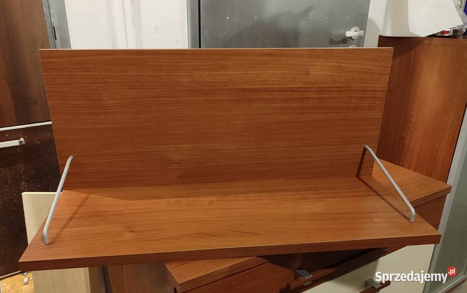 2 półki ścienne w kolorze cieplego drewna Wrocław