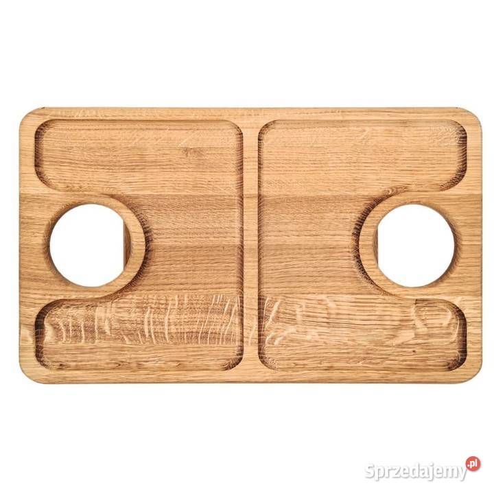 Taca patera deska dębowa stolik śniadaniowy małopolskie Skawina