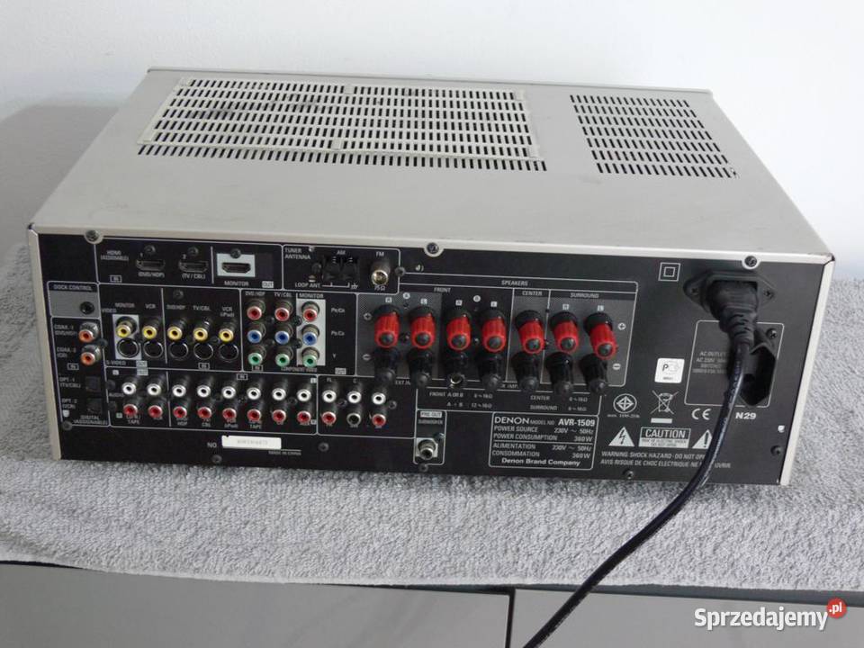 Amplituner Denon AVR1509 RDS HDMi WYSYŁKA Amplitunery