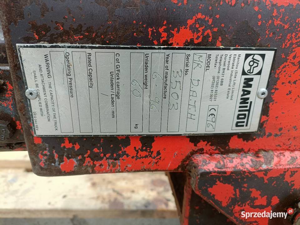 Zaczep HITCH dolny do Manitou MLT Racibórz sprzedam