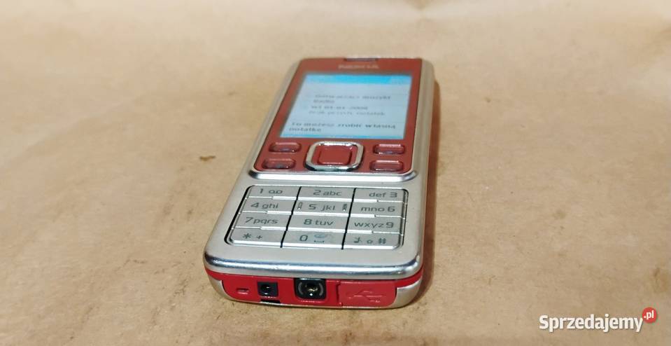 NOKIA 6300 RM 217 czerwona ładowarka bez simlock Opole