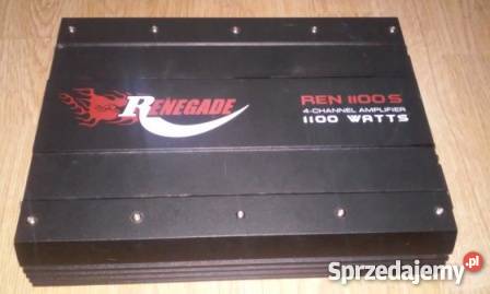 WZMACNIACZ RENEGADE REN 1100S 1100 WAT Ilość kanałów 4 Car audio Jelenia Góra