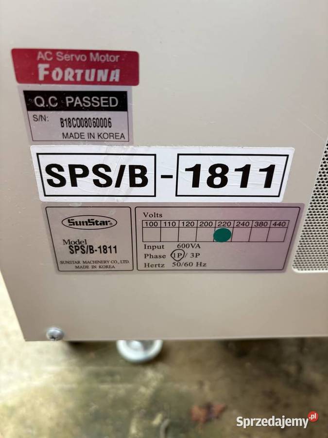 SUNSTAR SPSB1811 Szczecin sprzedam
