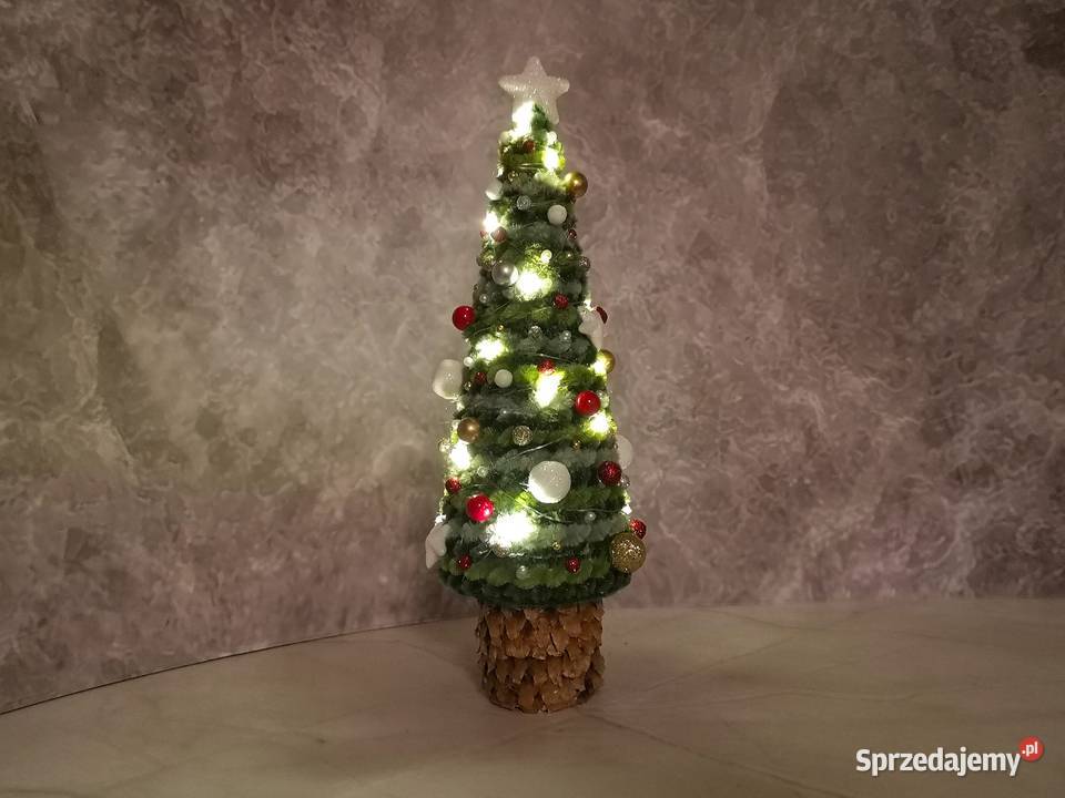 Choinka świąteczna rękodzieło LED 27 Kielce