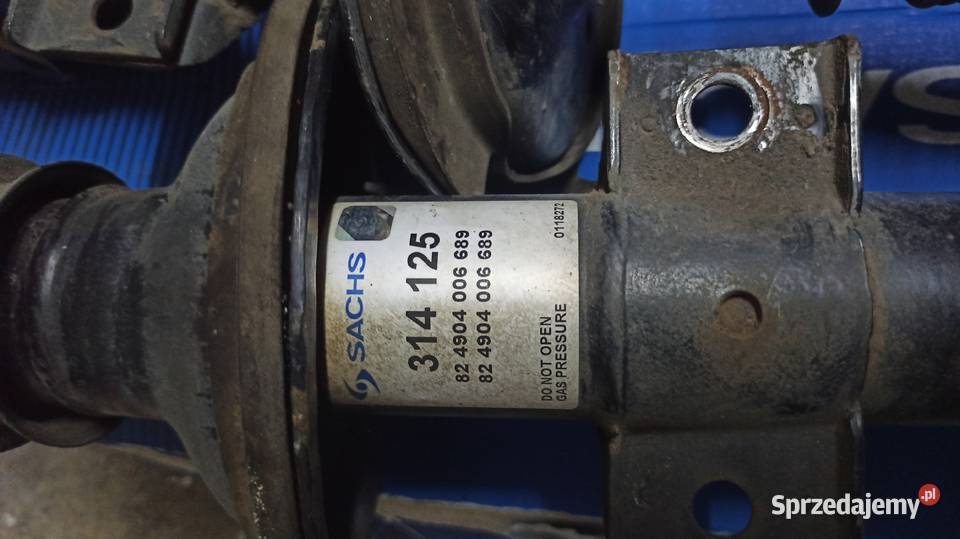 Amortyzatory 2 SACHS 314 125 Sprężyny 2 Sachs Głogów