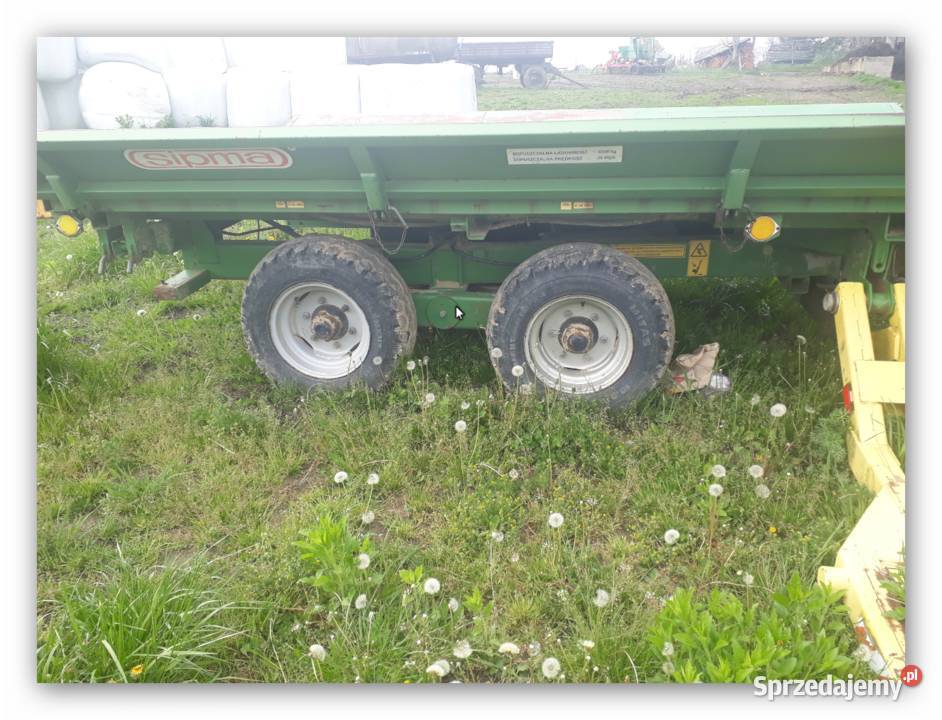 Przyczepa wóz do przewozu bel Sipma Dromader podkarpackie Sanok
