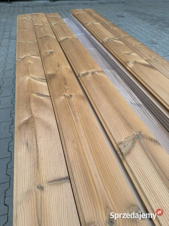 Deska elewacyjna drewniana thermo sosna KL Natur Prusice