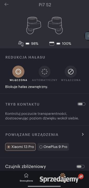 Słuchawki Bowers and Wilkins Pi7 S2 aptX Jankowice