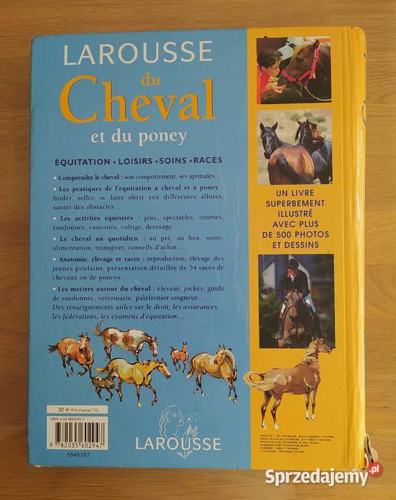 Konie i kucyki Larousse Bertrand de Perthuis zwierzęta domowe i hodowlane Hajnówka