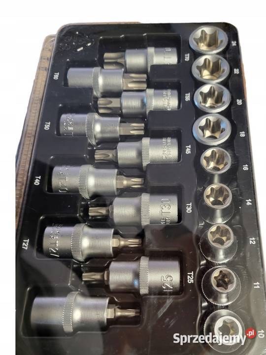 Zestaw nasadek kluczy wpustowych TORX 12 19 Kędzierzyn-Koźle sprzedam