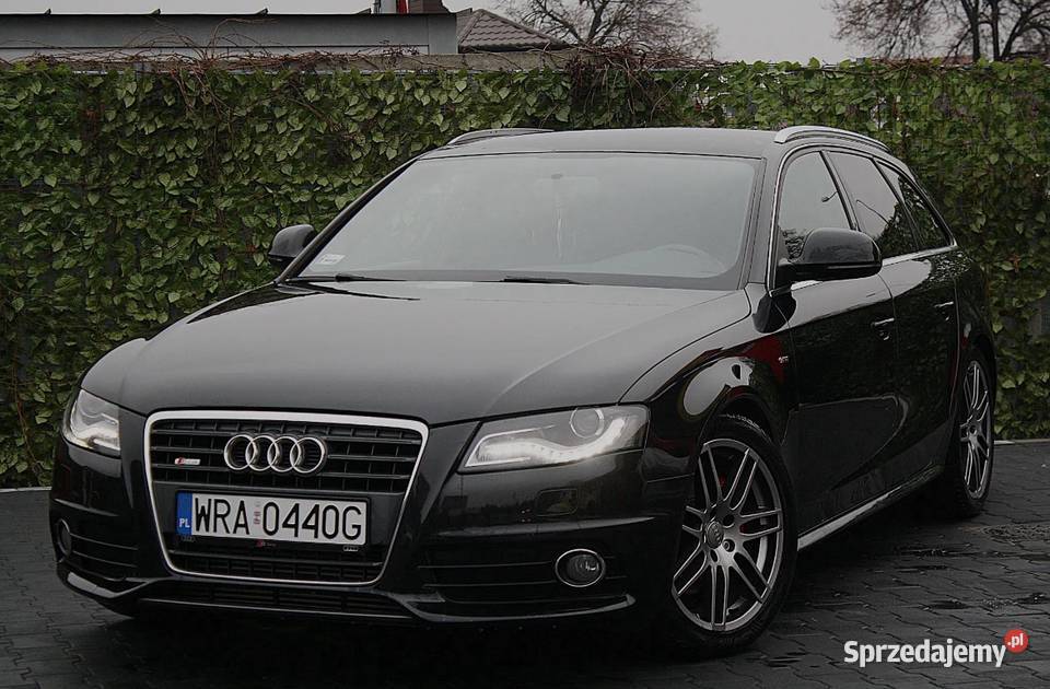 AUDI A4 B8 20 TDI 196 3 x SLINE SKÓRA NAVI LEDY światła do jazdy dziennej Radom