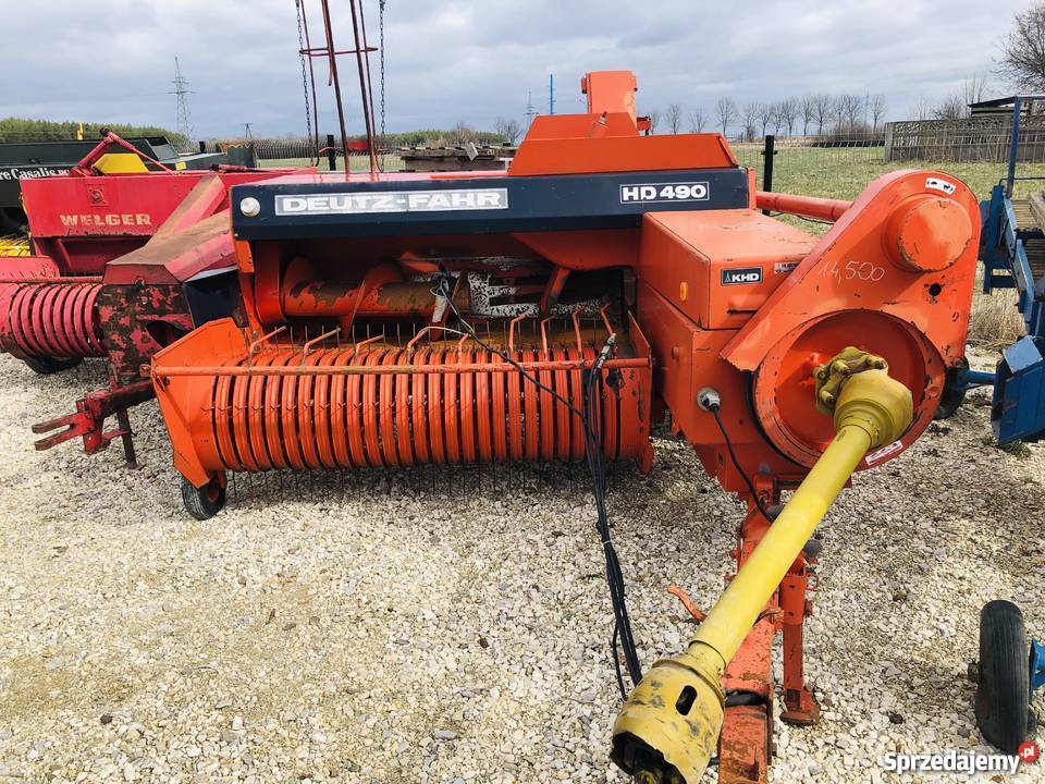 Prasa kostkująca DEUTZ FAHR HD490 lubelskie Bronowice