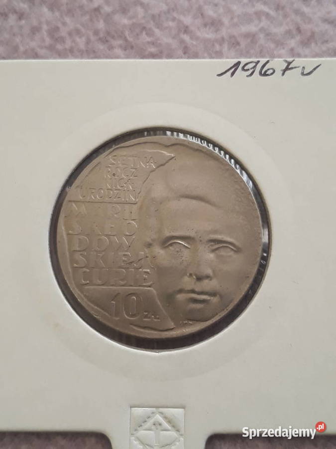 10 Maria SkłodowskaCurie 1967 r Mennicze