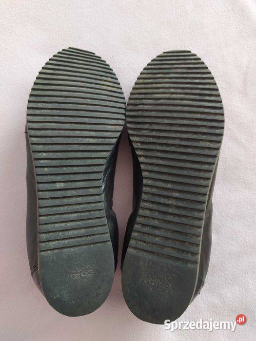 Buty Wojas baleriny skórzane 38 24.5cm Rzeszów