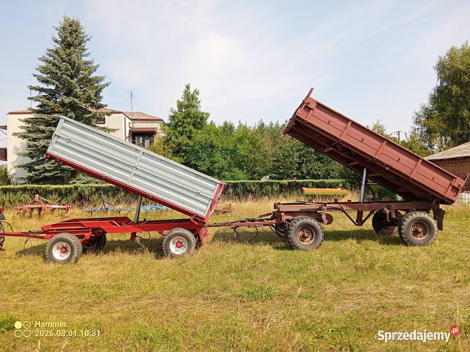 Przyczepa wywrotka Pronar t 6532 Ocynk 6 Ton Przyczepy rolnicze