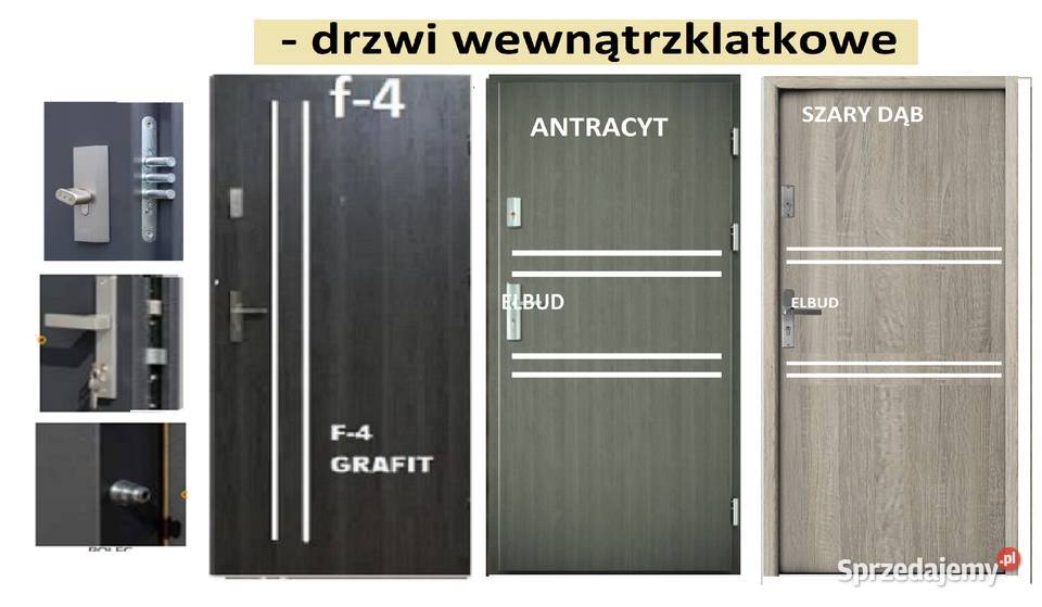 Drzwi wejściowe zewnętrzne z montażem śląskie Piekary Śląskie