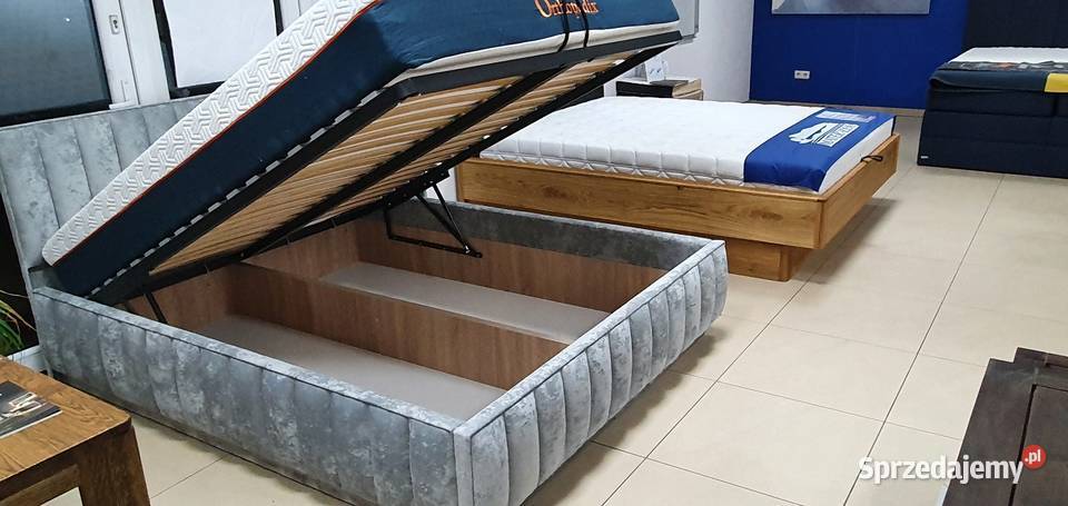 Łóżko tapicerowane Lino 180x200 ze skrzynia Łóżka, wersalki i sofy Skawina