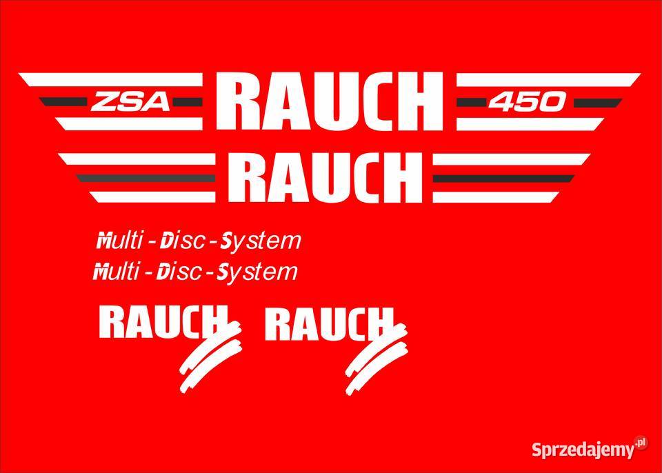 Naklejki Rauch ZSA 450 zamienniki Laskowice