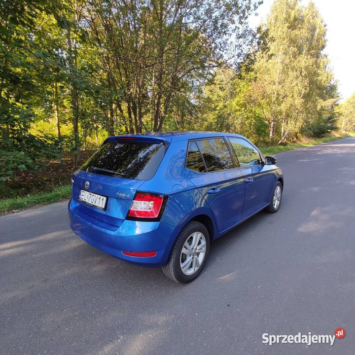 SKODA FABIA 10TSI 95 18200 PRZEBIEGU NOWA SALON wspomaganie kierownicy Łódź