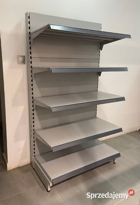 Regał sklepowy metalowy regały sklepowe metalowe Ostrołęka wyposażenie