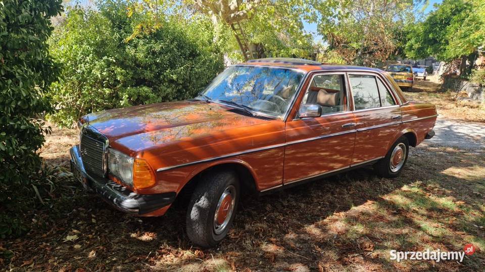 Mercedes w123 230 1978 r super stan 141 pomarańczowy Mercedes-Benz Łódź sprzedam